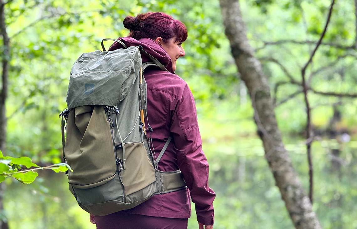 Fjällräven Kajka X-lätt vandrerygsæk på 45 liter