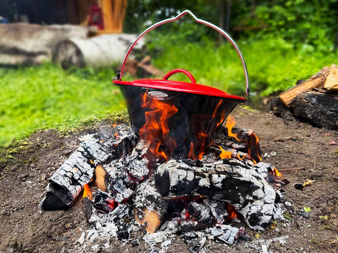 Se hvordan du starter et godt madbål med gode gløder